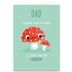 Personalised Jess Moorhouse Father's Day Card - Fungi