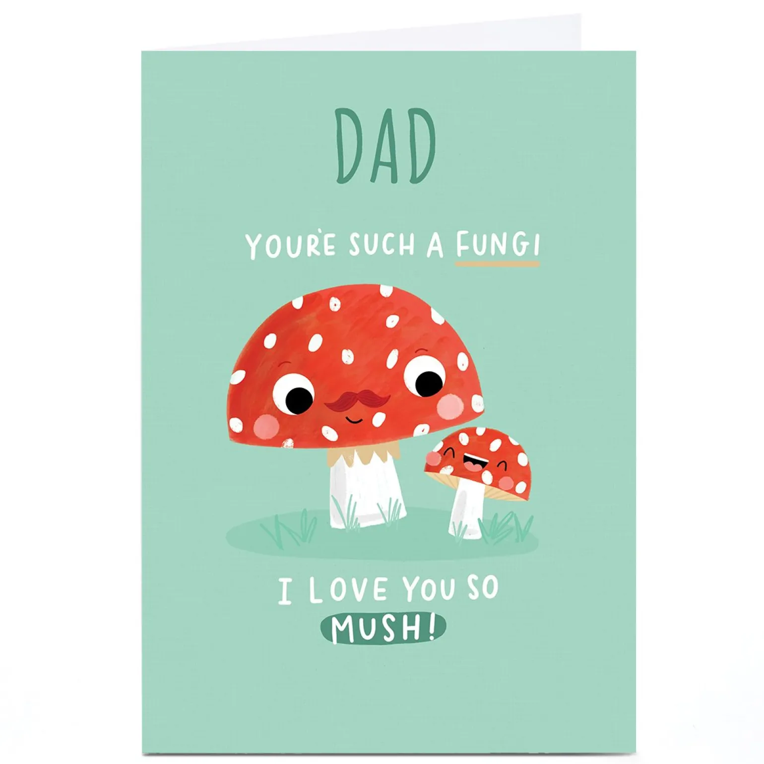 Personalised Jess Moorhouse Father's Day Card - Fungi