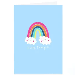 Personalised Jess Moorhouse Card - Happy Thoughts