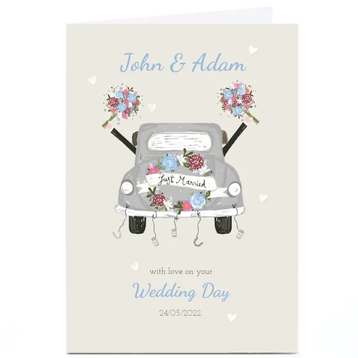 Personalised Kerry Spurling Wedding Card - Mr and Mr