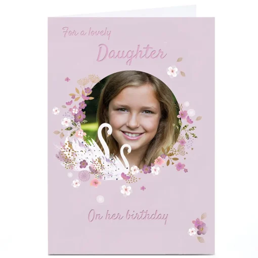 Personalised Kerry Spurling Photo Card - Lovely Daughter