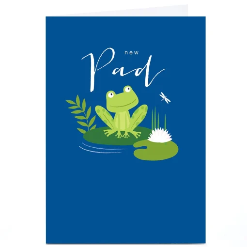 Personalised Klara Hawkins New Home Card - New Pad