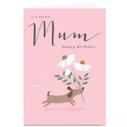 Personalised Klara Hawkins Card - Mum Dog