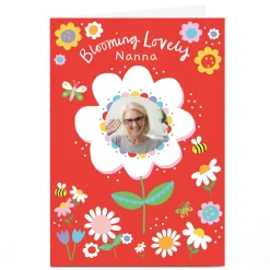 Personalised Lindsay Kirby Mother's Day Card - Blooming Lovely Nanna