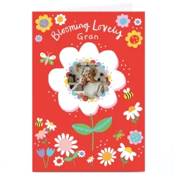 Personalised Lindsay Kirby Mother's Day Card - Blooming Lovely Gran