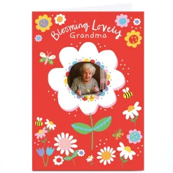 Personalised Lindsay Kirby Mother's Day Card - Blooming Lovely Grandma
