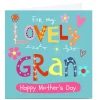 Personalised Lindsay Loves To Draw Card - Lovely Gran