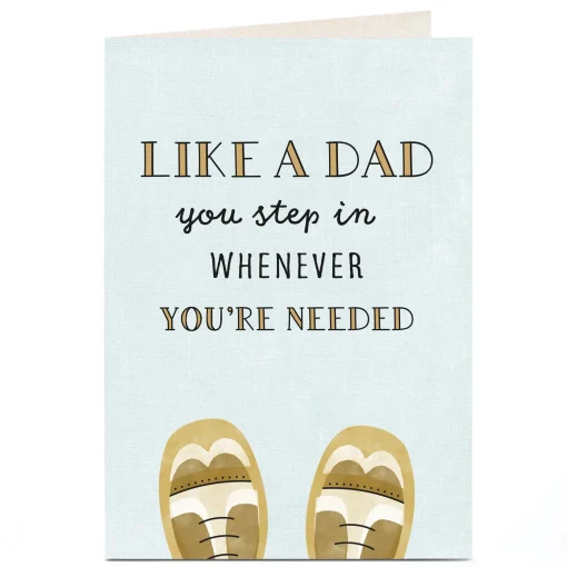 Personalised Macmillan Father's Day Card - Like A Dad