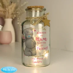 Personalised Me To You Forever My Friend LED Glass Jar