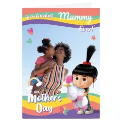 Personalised Minions Mother's Day Card - Mummy from Little Girl