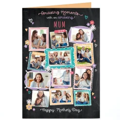 Personalised Mother's Day Photo Card - Amazing Moments