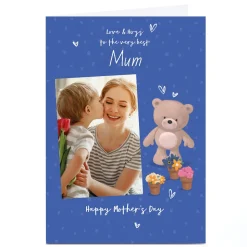 Personalised Mother's Day Card - HUGS - Love and Hugs Male