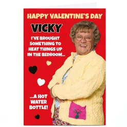 Personalised Mrs. Brown's Boys Valentine's Day Card - Heat Things Up