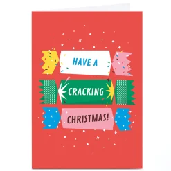 Personalised Neil Clark Christmas Card - Cracking Christmas