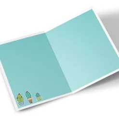 Personalised New Home Card - Three Cactuses