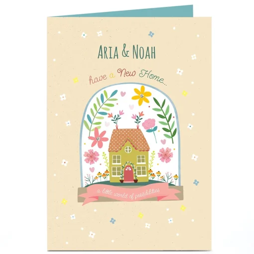 Personalised New Home Card - World Of Possibilities