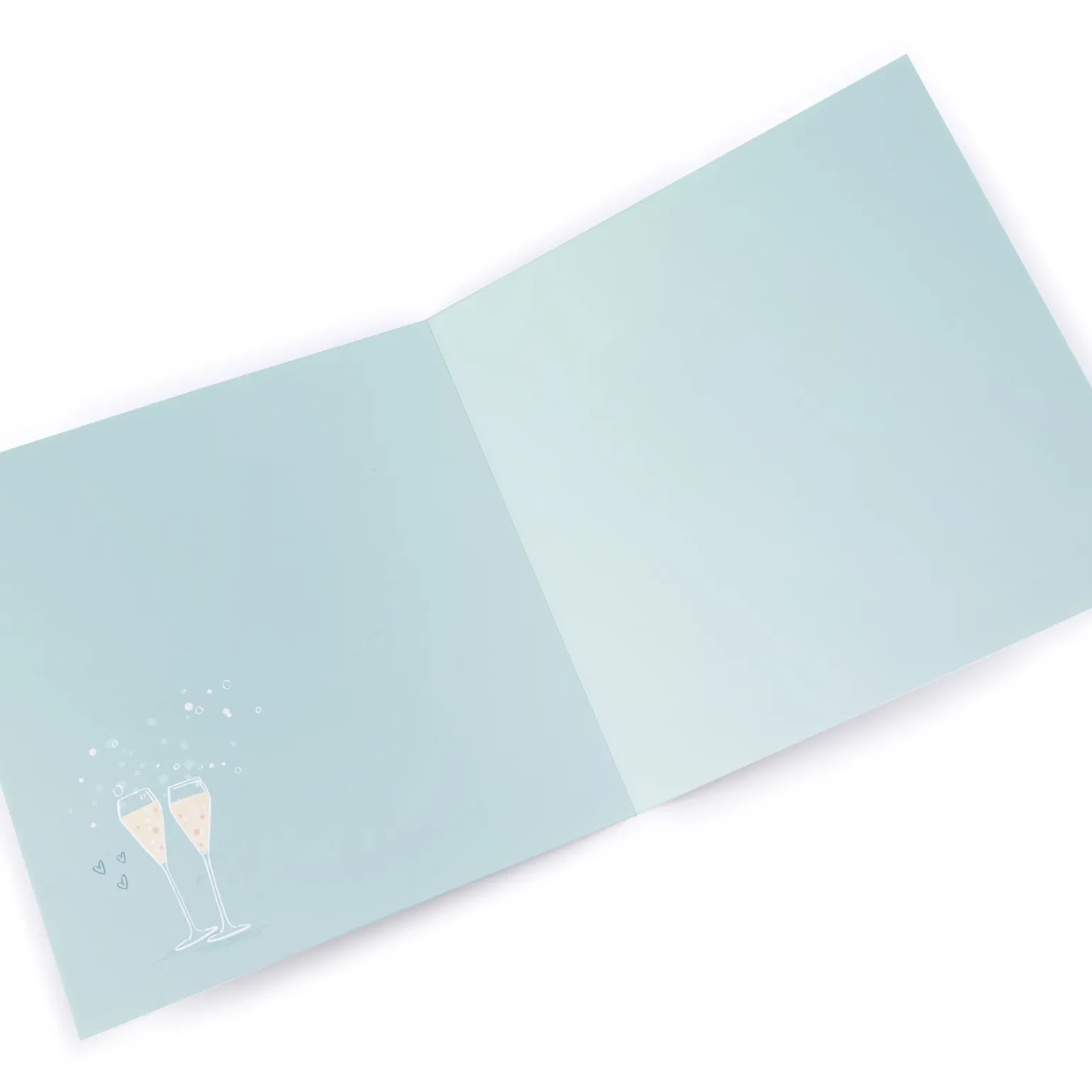 Personalised New Year Card - Champagne Flutes