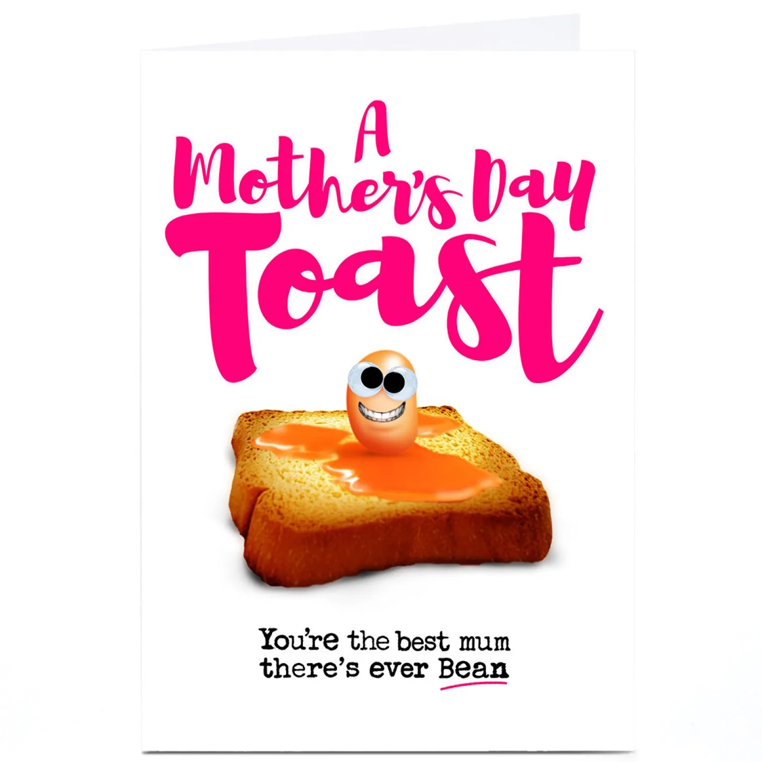 Personalised PG Quips Mother's Day Card - A Mother's Day Toast