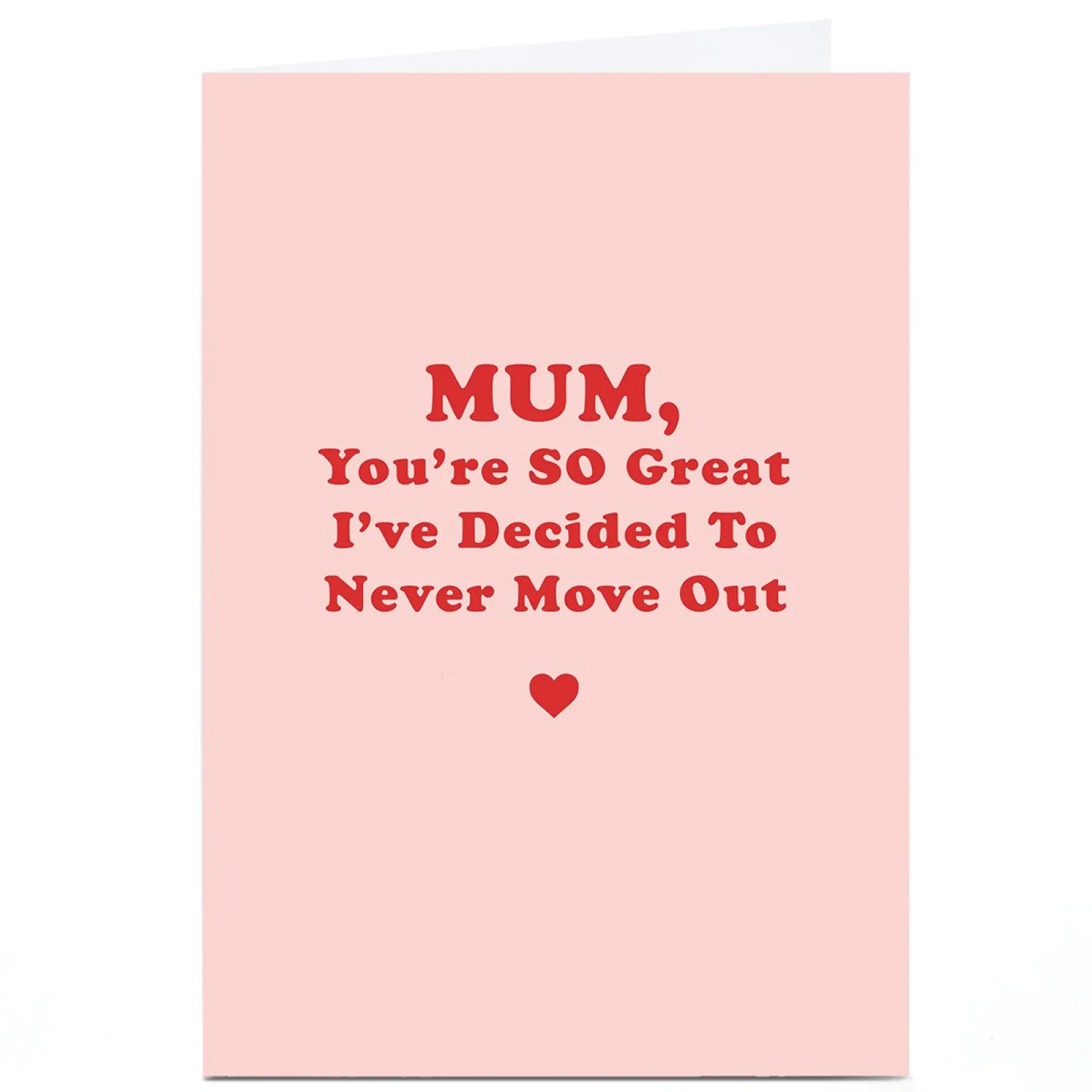 Personalised Phoebe Munger Mother's Day Card - Never Move Out