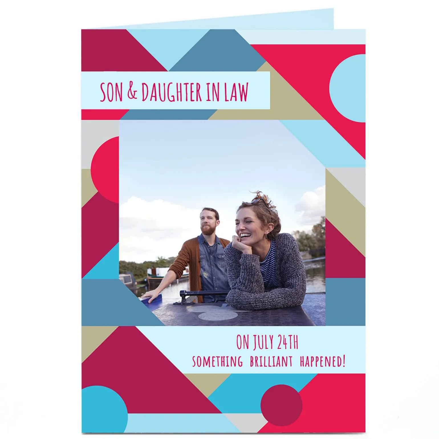 Personalised Photo Card - Something Brilliant Happened