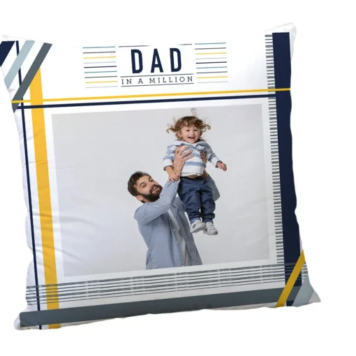 Personalised Photo Cushion - Dad In A Million