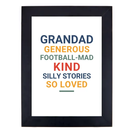 Personalised Print - Bright Text, Any Message