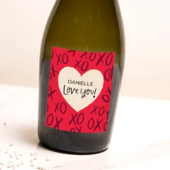Personalised Prosecco - Love You Hugs and Kisses