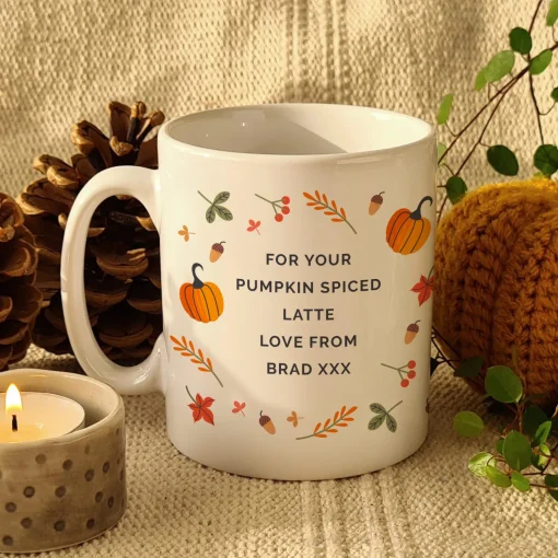 Personalised Pumpkin Mug