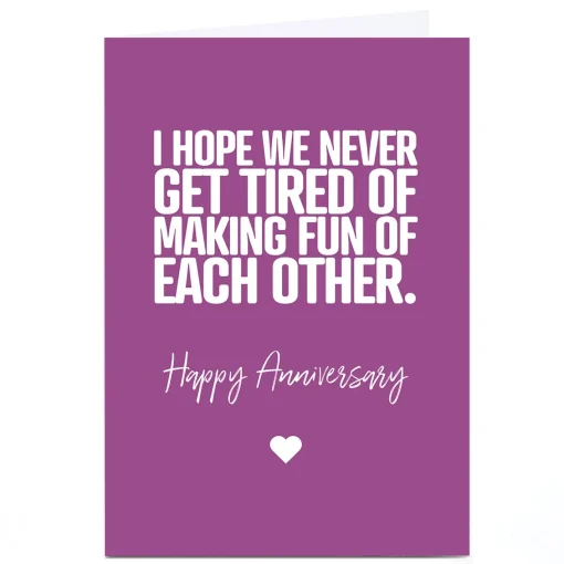 Personalised Punk Cards Anniversary Card - Making Fun