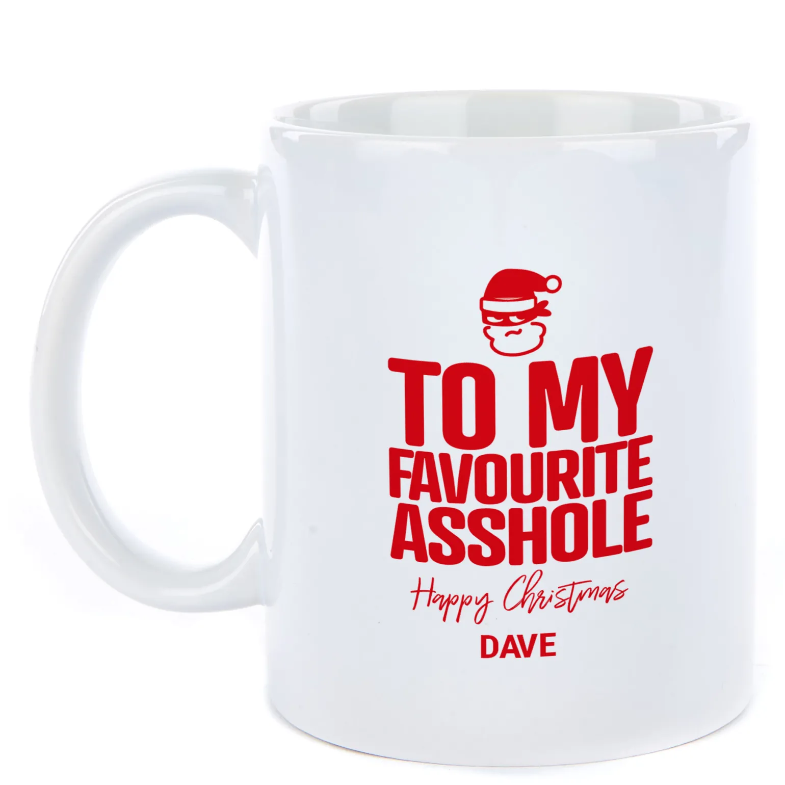 Personalised Punk Christmas Mug - To my Favourite