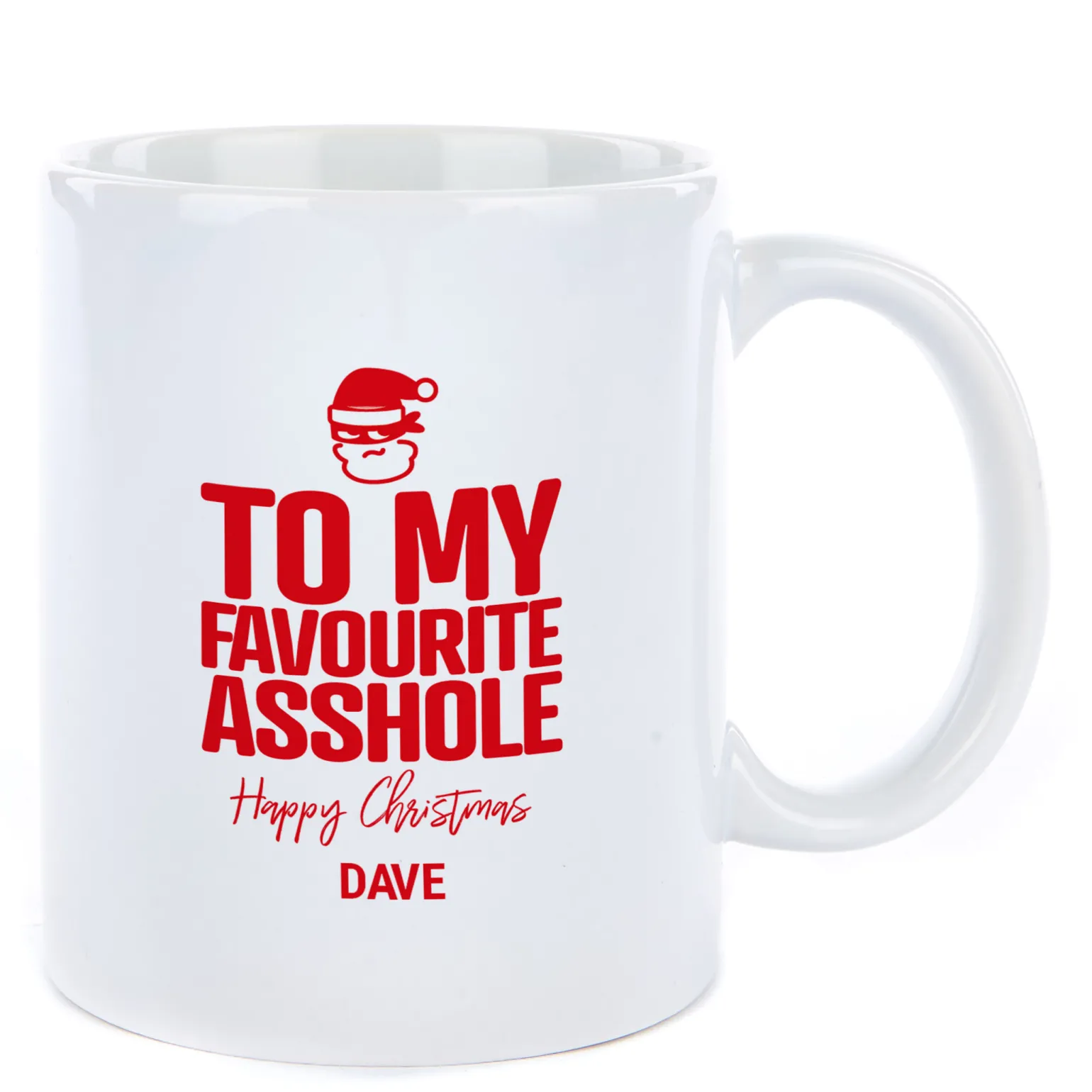 Personalised Punk Christmas Mug - To my Favourite