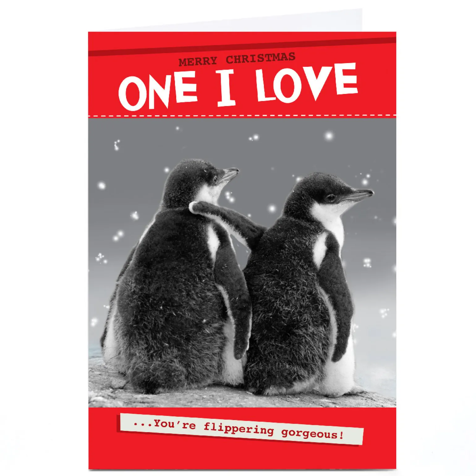 Personalised Quitting Hollywood Christmas Card - Flippering Gorgeous