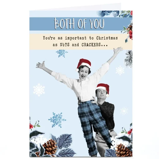 Personalised Quitting Hollywood Christmas Card - Both of You