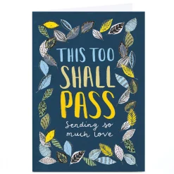 Personalised Rebecca Prinn Card - This Too Shall Pass