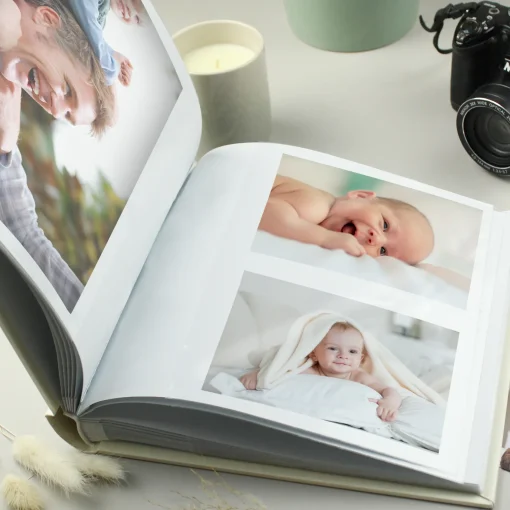 Personalised Religious Cross Square Photo Album