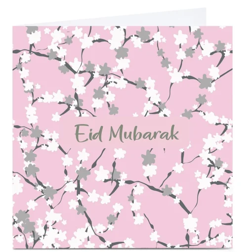 Personalised Roshah Designs Eid Card - Blossom