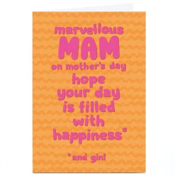 Personalised Shout! Mother's Day Card - Marvellous Mam