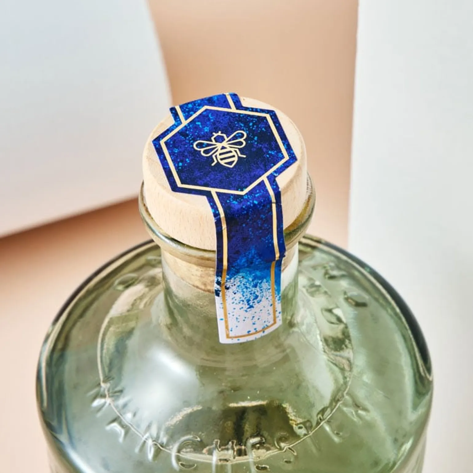 Personalised Sphere Vodka - Blue and White Stars
