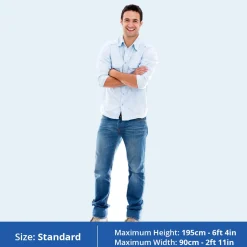 Personalised Star Cutout - Photo Cutout Standard Maximum Height 195cm