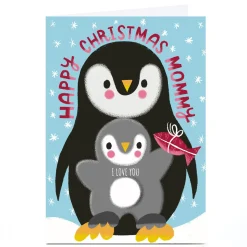 Personalised Stevie Studio Christmas Card - Happy Christmas Mommy