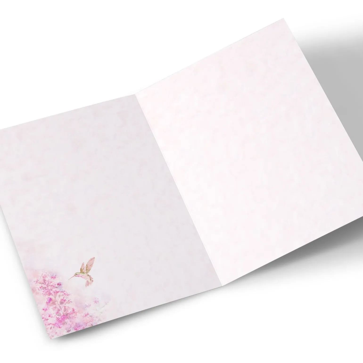 Personalised Sympathy Card -Hummingbird