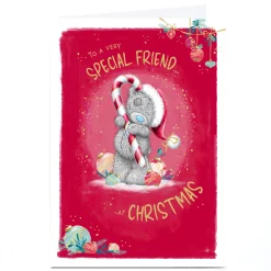 Personalised Tatty Teddy Christmas Card - To a Very Special Friend