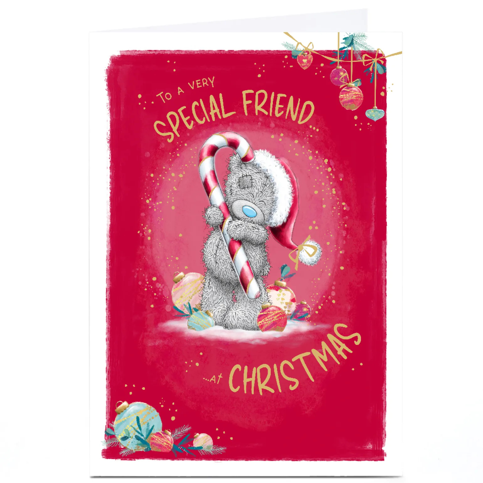 Personalised Tatty Teddy Christmas Card - To a Very Special Friend