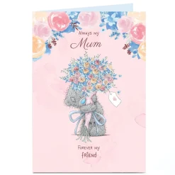 Personalised Tatty Teddy Mother's Day Card - Forever My Friend, Mum