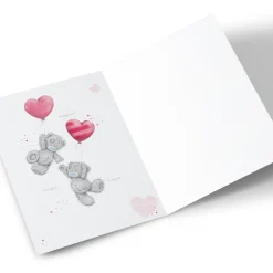 Personalised Tatty Teddy Valentine's Day Card - Bears With Balloons, Amazing Partner