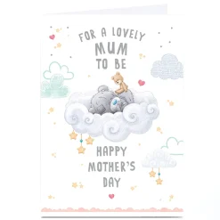 Personalised Tatty Teddy Mother's Day Card - For A Lovely Mum to Be