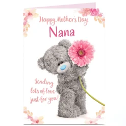 Personalised Tatty Teddy Mother's Day Card - Sending Lots Of Love Just For You