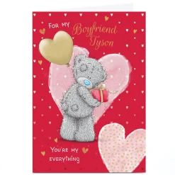 Personalised Tatty Teddy Valentine's Day Card - You're My Everything, Boyfriend