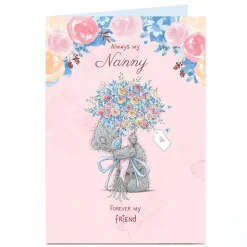 Personalised Tatty Teddy Mother's Day Card - Always My Nanny Forever My Friend