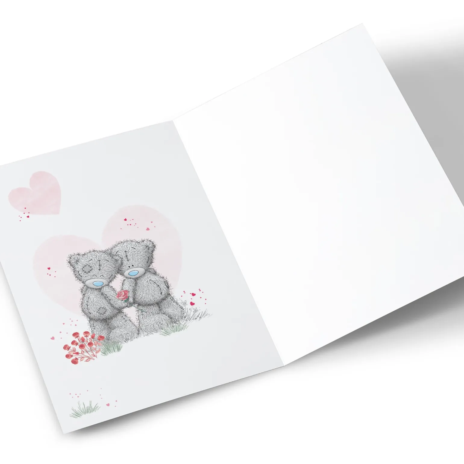 Personalised Tatty Teddy Valentine's Day Card - A Little Message, The One I Love